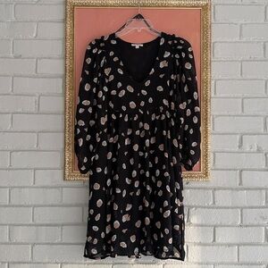 Umgee USA boutique black animal print flowy dress